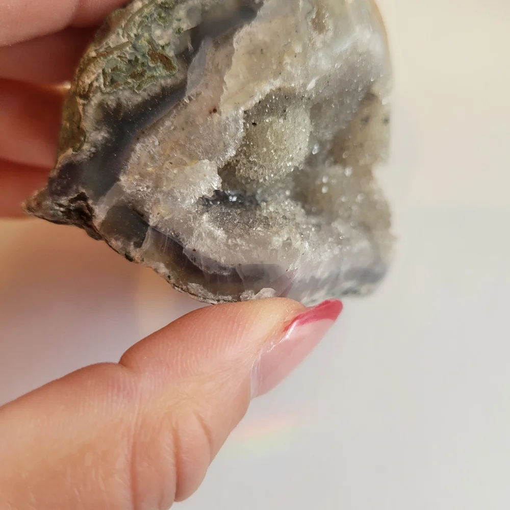 Amethyst Free-form 200g 2x4 druzy sugary from brazil - Picture 8 of 8